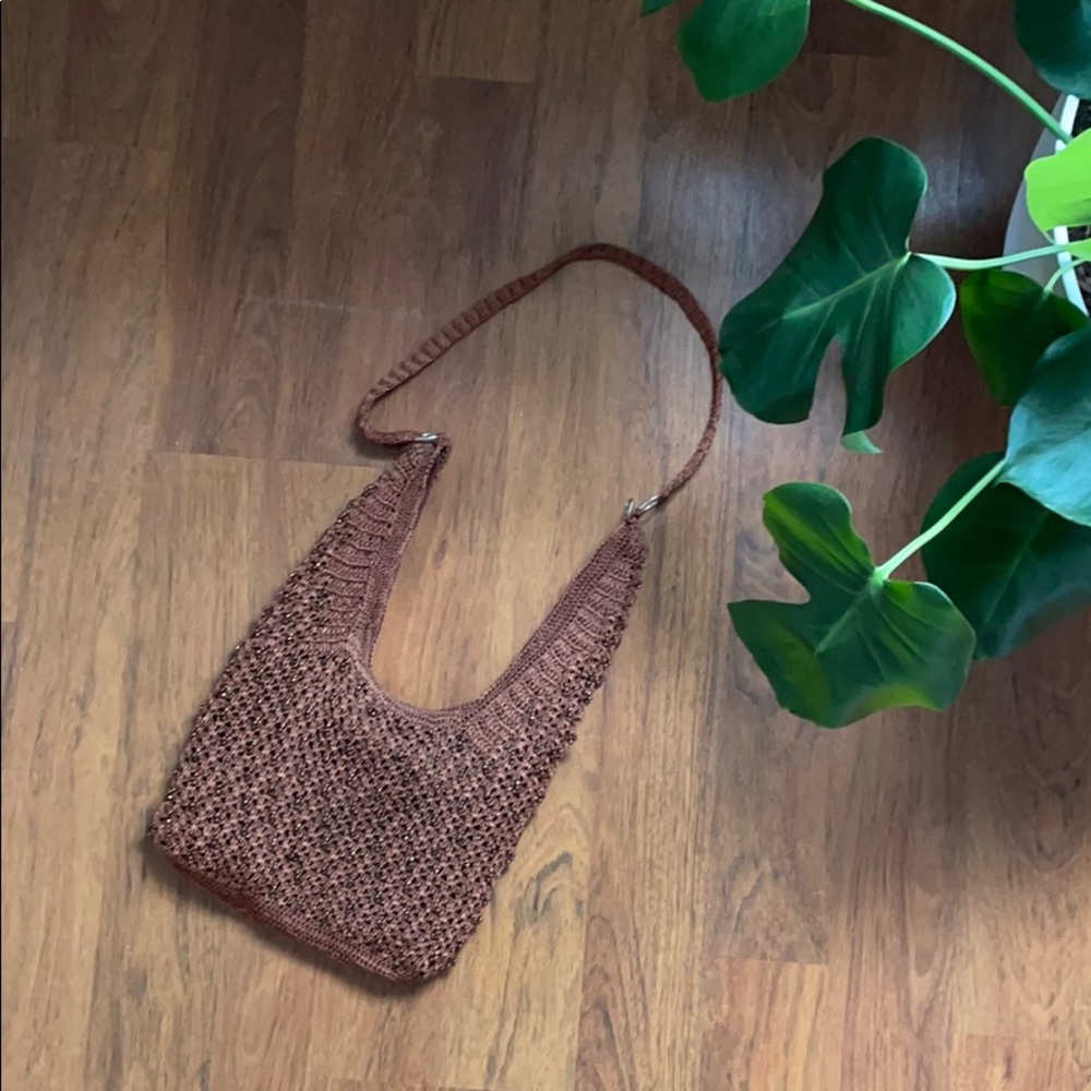 Handmade beaded handbag